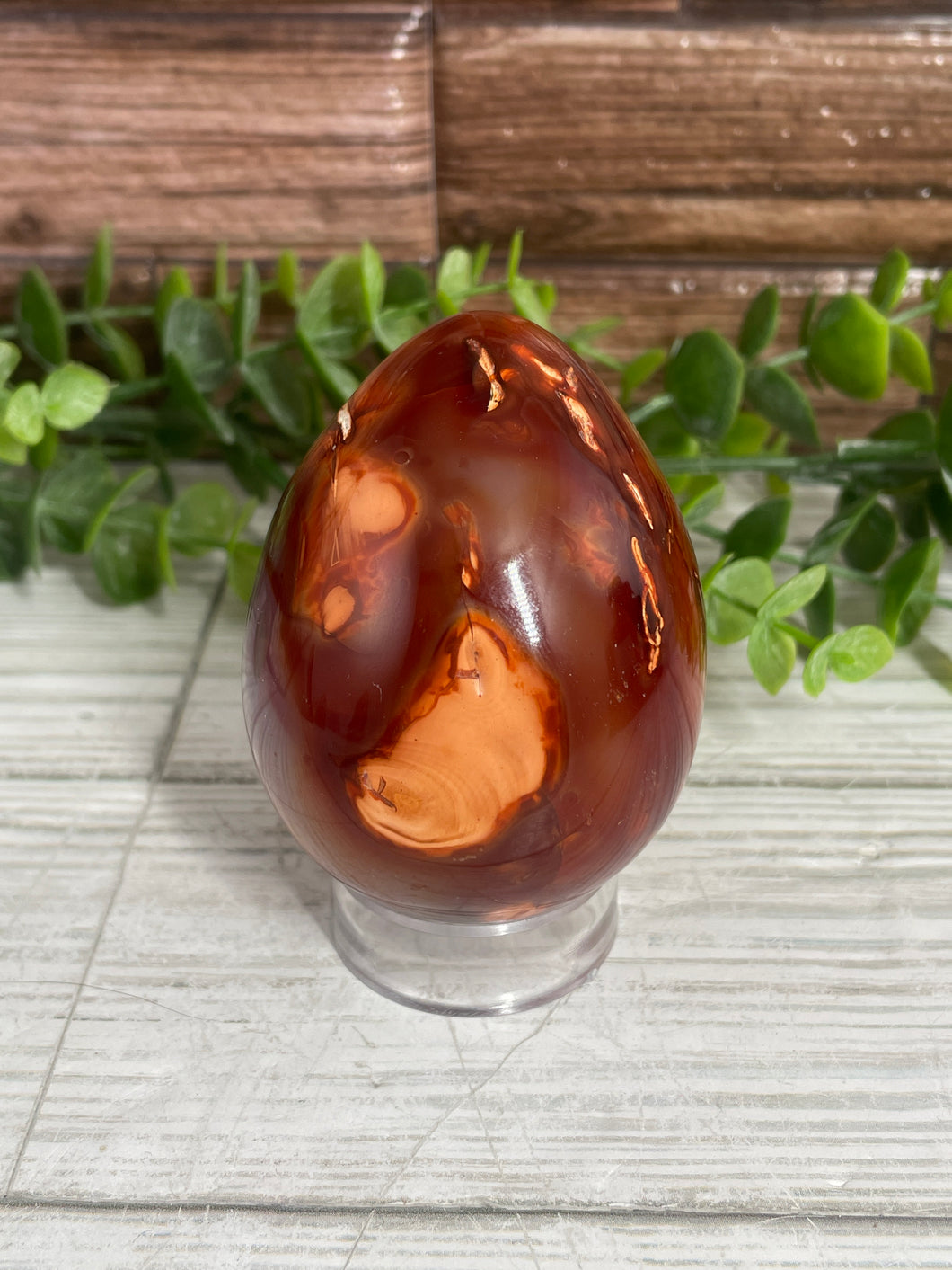 Carnelian Egg Carving