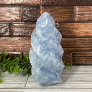 Blue Calcite Flame