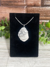 Load image into Gallery viewer, Howlite Wire-Wrapped Pendant