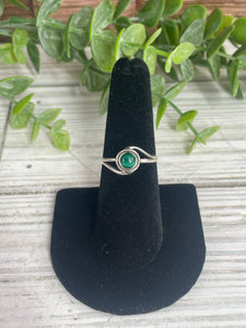 Malachite SZ 7 Sterling Silver Ring