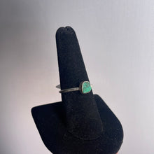 Load image into Gallery viewer, Chrysocolla Size 8 Sterling Silver Ring