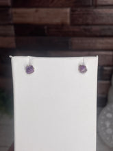 Load image into Gallery viewer, Amethyst Sterling Silver Stud Earrings