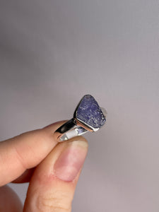 Tanzanite SZ 9.5 Sterling Silver Ring