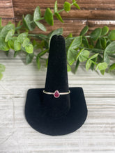 Load image into Gallery viewer, Ruby SZ 10 Sterling Silver Ring