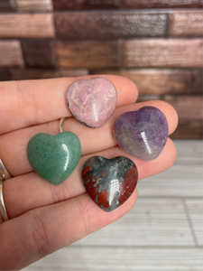 Mini Crystal Heart Carving