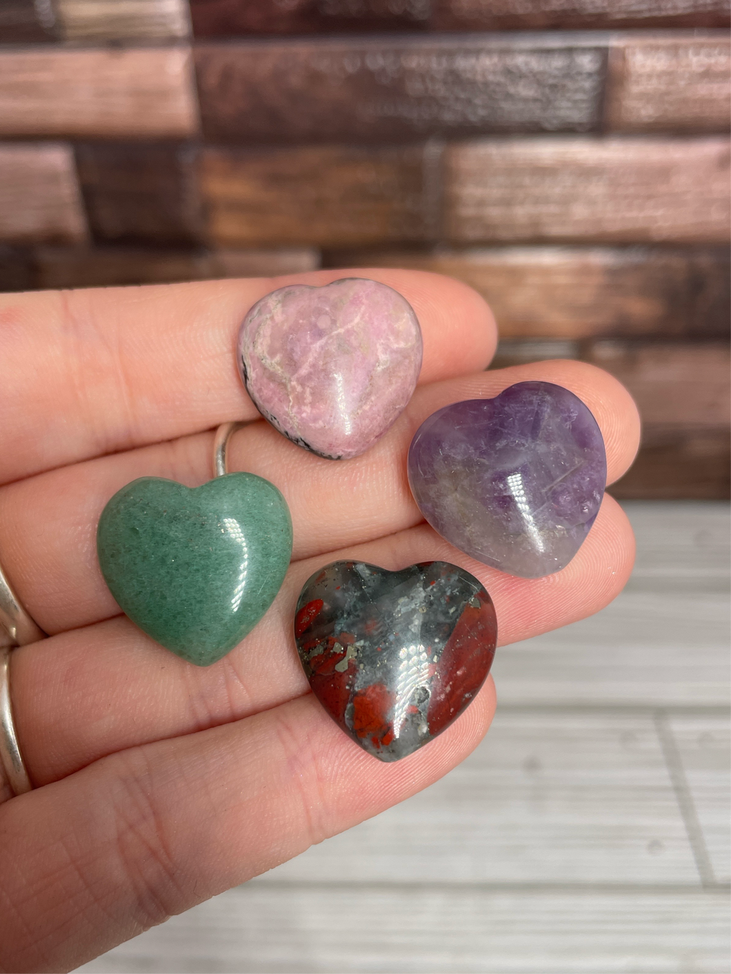 Mini Crystal Heart Carving