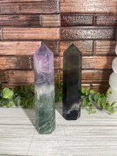 Load image into Gallery viewer, Rainbow Fluorite Tower