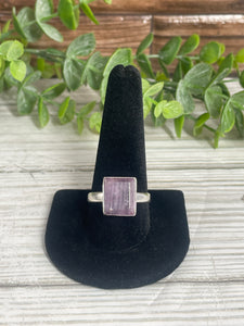 Kunzite SZ 10.5 Sterling Silver Ring