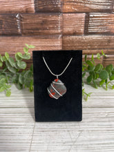 Load image into Gallery viewer, Bloodstone Wire-Wrapped Pendant