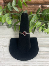 Load image into Gallery viewer, Garnet SZ 7 Sterling Silver Ring