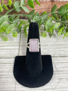 Kunzite SZ 6 Sterling Silver Ring