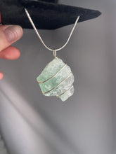 Load image into Gallery viewer, Raw Fluorite Wire-Wrapped Pendant