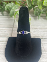 Load image into Gallery viewer, Lapis Lazuli Size 8 Sterling Silver Ring