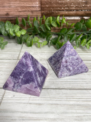 Lepidolite Pyramid