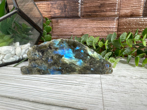 Labradorite Half Polished