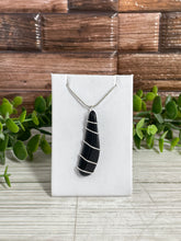 Load image into Gallery viewer, Obsidian Wire-Wrapped Pendant