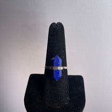 Load image into Gallery viewer, Lapis Lazuli Size 8 Sterling Silver Ring