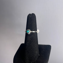 Load image into Gallery viewer, Chrysocolla Size 5 Sterling Silver Ring