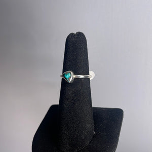 Chrysocolla Size 5 Sterling Silver Ring