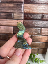 Load image into Gallery viewer, Labradorite Broom Carving