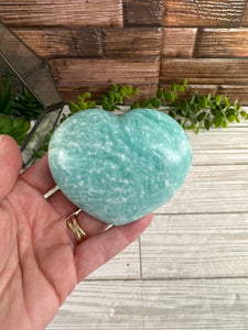 Amazonite Heart