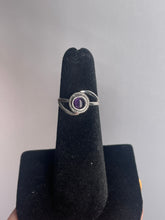 Load image into Gallery viewer, Amethyst SZ 4 Sterling Silver Ring