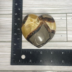 Septarian Calcite Heart