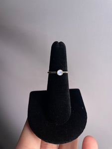 Moonstone SZ 5 Sterling Silver Ring