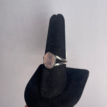 Load image into Gallery viewer, Rose Quartz Size 9 Sterling Silver Ring