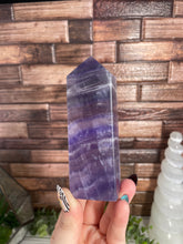 Load image into Gallery viewer, Purple Fluorite Obelisk