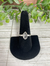 Load image into Gallery viewer, Herkimer Diamond SZ 9 Sterling Silver Ring