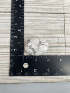 Howlite Palm Stone Small