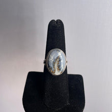 Load image into Gallery viewer, Agatized Copper Size 7 Sterling Silver Ring