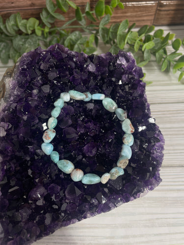 Larimar Freeform Bracelet