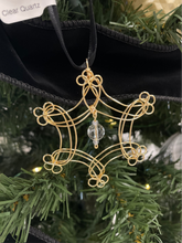 Load image into Gallery viewer, Snowflake Ornament (Wire-Wrapped)