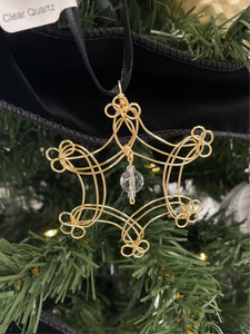 Snowflake Ornament (Wire-Wrapped)