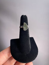 Load image into Gallery viewer, Moldavite SZ 4 Sterling Silver Ring