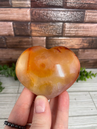 Carnelian Heart Medium