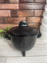 Load image into Gallery viewer, Protection Cast Iron Cauldron Candle