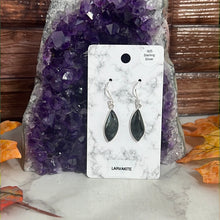 Load image into Gallery viewer, Larvikite Sterling Silver Earrings