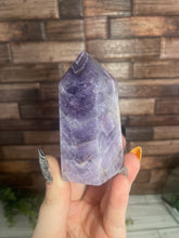 Load image into Gallery viewer, Chevron Amethyst Tower