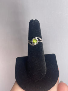 Peridot SZ 5 Sterling Silver Ring