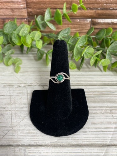 Malachite SZ 7 Sterling Silver Ring