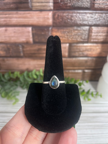 Labradorite Size 9 Sterling Silver Ring