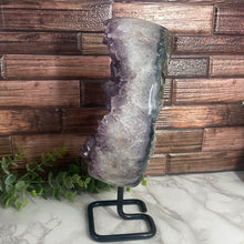 Load image into Gallery viewer, Amethyst Moon With Stand