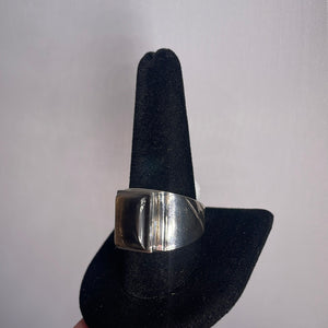 Smoky Quartz Size 13 Sterling Silver Ring