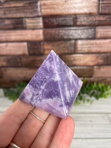 Lepidolite Pyramid