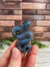 Load image into Gallery viewer, Labradorite Snake Carving