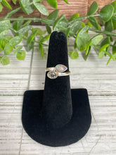 Load image into Gallery viewer, Herkimer Diamond/Ethiopian Opal SZ 6 Sterling Silver Ring