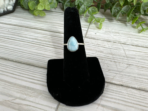 Larimar Sterling Silver Ring SZ 7